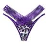 Women Sexy Low Waist Hollow Thong Postpartum Mesh Ultra Thin Underwear Seamless V-Shape G-String Panties