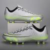 Модные мужские футбольные бутсы TF/FG нескользящие футбольные бутсы на шнуровке для тренировок на газоне сверхлегкие кроссовки высокого качества с низким верхом 35-45