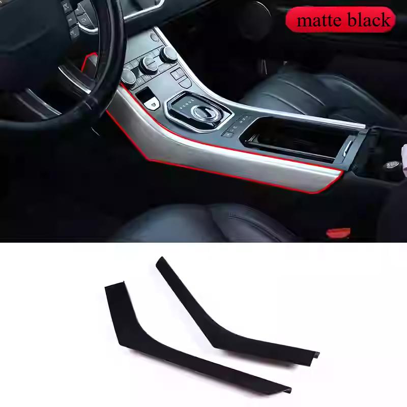 For Land Rover Range Rover Evoque 12-18 Car Center Console Decoration Strips Trim ABS Center control side protection accessories