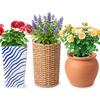Adjustable Planter Insert for Tall Large Pots 310.3" Pot Riser with Chains And Hooks Stainless Steel Hanging Pot Filler for Indoor Outdoor Wedding