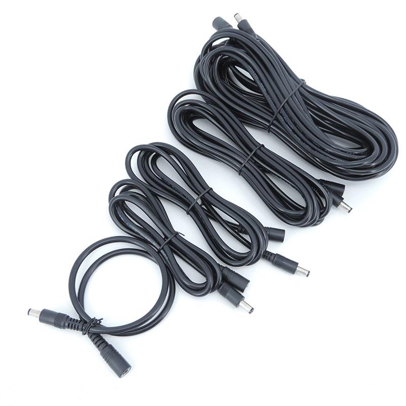 Удлинительный кабель постоянного тока с гнездом на штекер 0,5/1,5 м/2 м/3/5 м/10 м 2,1 мм x 5,5 мм для кабеля адаптера питания 12 В для камеры видеонаблюдения