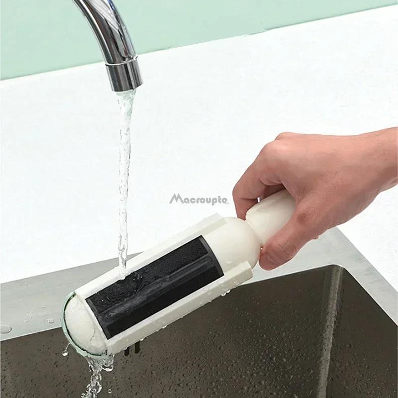 Electrostatic Pet Hair Remover: Self-Cleaning Lint Roller for Cats & Dogs - Multi-Purpose Brush & Sticker Solution