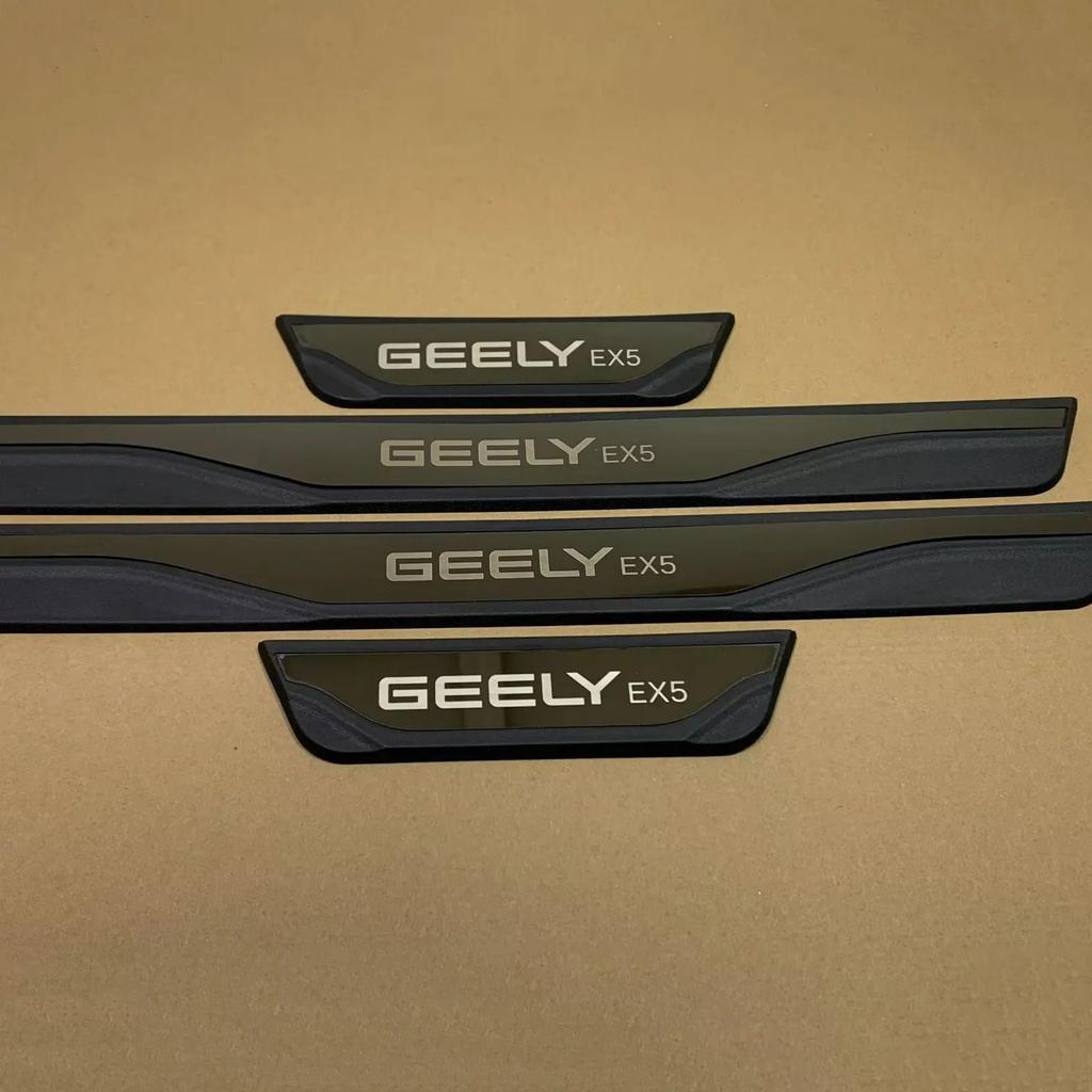 Для Geely EX5 EX 5 2020 2021 2022 2023 2024 2025 Накладка на порог двери автомобиля Защитная накладка на порог Защитная отделка Педаль Автомобильные аксессуары