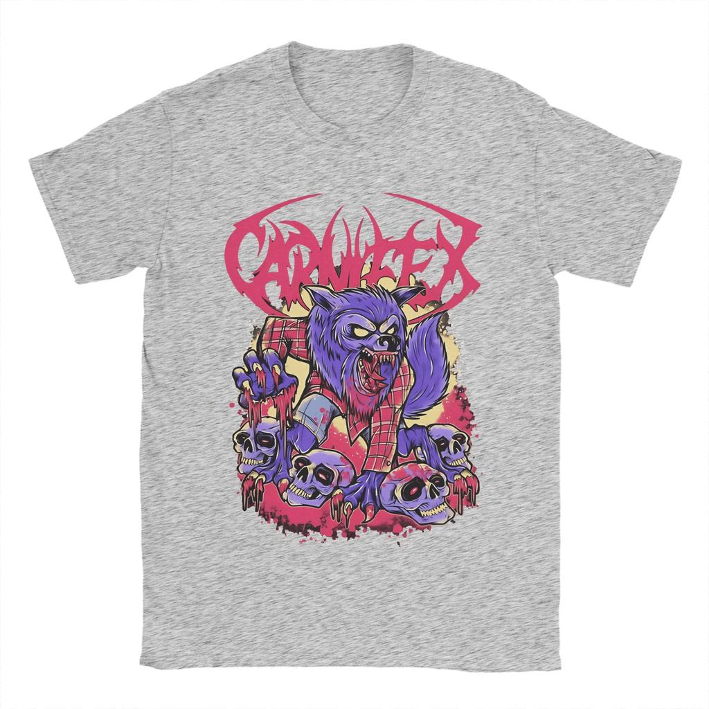 Unisexs TShirts Carnifex Band Rock Metal Carnifex Gift Music Fans Vintage Cotton Tee Shirt Short Sleeve T Shirts O Neck Clothes