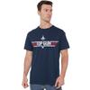 Top Gun Logo T-Shirt S-2XL, Navy