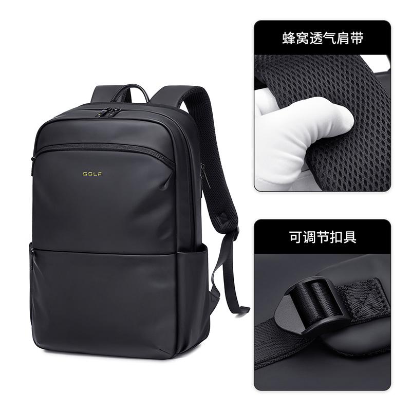 GOLF Fashion Backpack Men's Versatile Large Capacity Student Backpack 16 inch Computer Bag Business Backpack