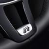EPYFH1 VW 2026 Hot 3D Metal R R line GTI Badge Steeling Wheel Cover Stickers Car Styling For VW Golf GTI Sportsvan Sagitar Magotan B8 T