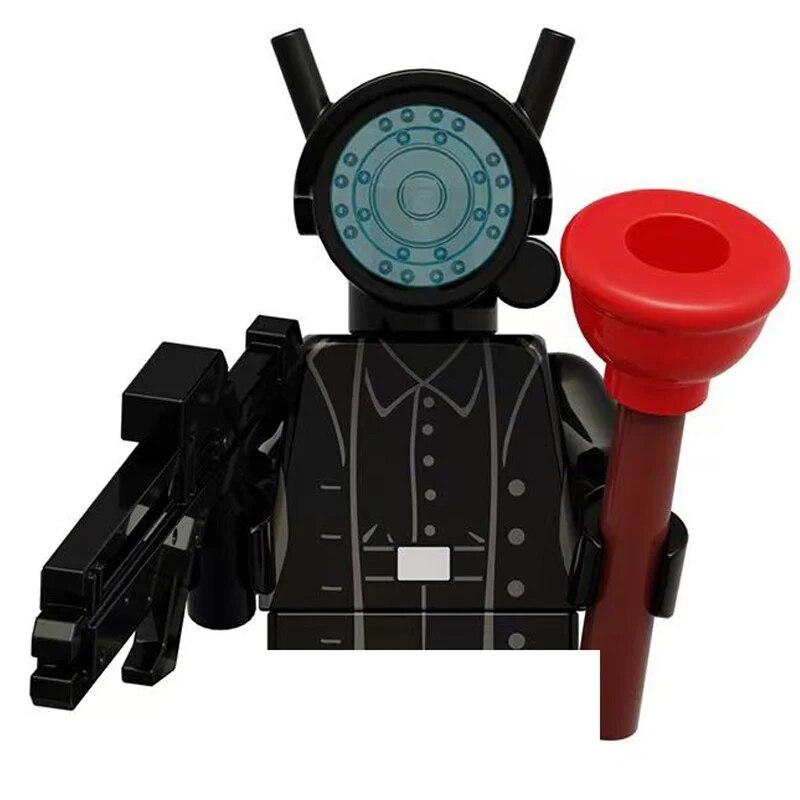 Mini Skibidi Toilet Blocks Toy Anime Game Action Figures Building Bricks Toys Gift