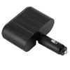 Universal Car 2 Way Cigar Lighter Splitter Charger Adapter with USB Fast Charge Port 12 24V