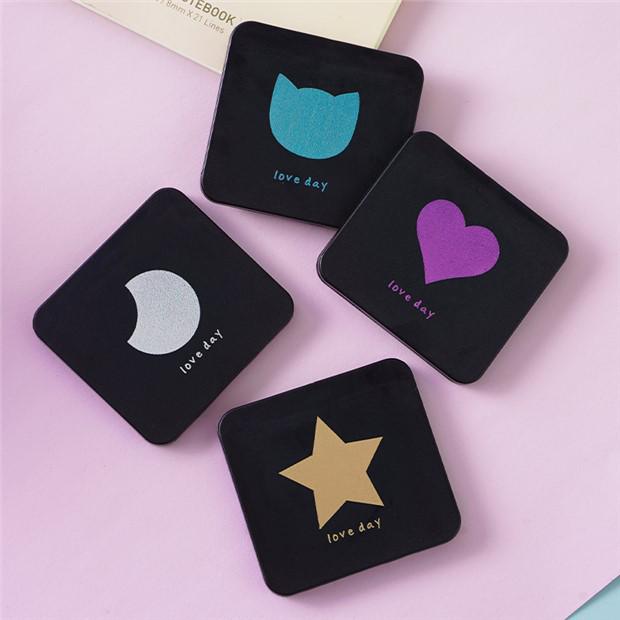 Компактное складное двухстороннее мини-зеркало — идеально подходит для макияжа и переодевания, стильное и портативное с шикарным дизайном