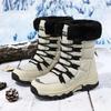 Fashion Winter Anti Cold Warm Snow Boots for Women Thick Straps Simple Comfortable Midsole Anti Slip Wear-resistant Cotton Shoes