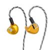 LETSHUOER Z12 Планарный магнитный драйвер Золотое издание Hi-Fi наушники с корпусом из алюминиевого сплава, обработанным на станке с ЧПУ, золотого цвета без шейного шнурка 14,8 мм IEM,