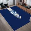 FC Schalke 04 Flannel Pattern Square Carpet,Area Rug,Carpet Rug for Living Room Bedroom Sofa Playroom Decor,Non-slip Floor Mat