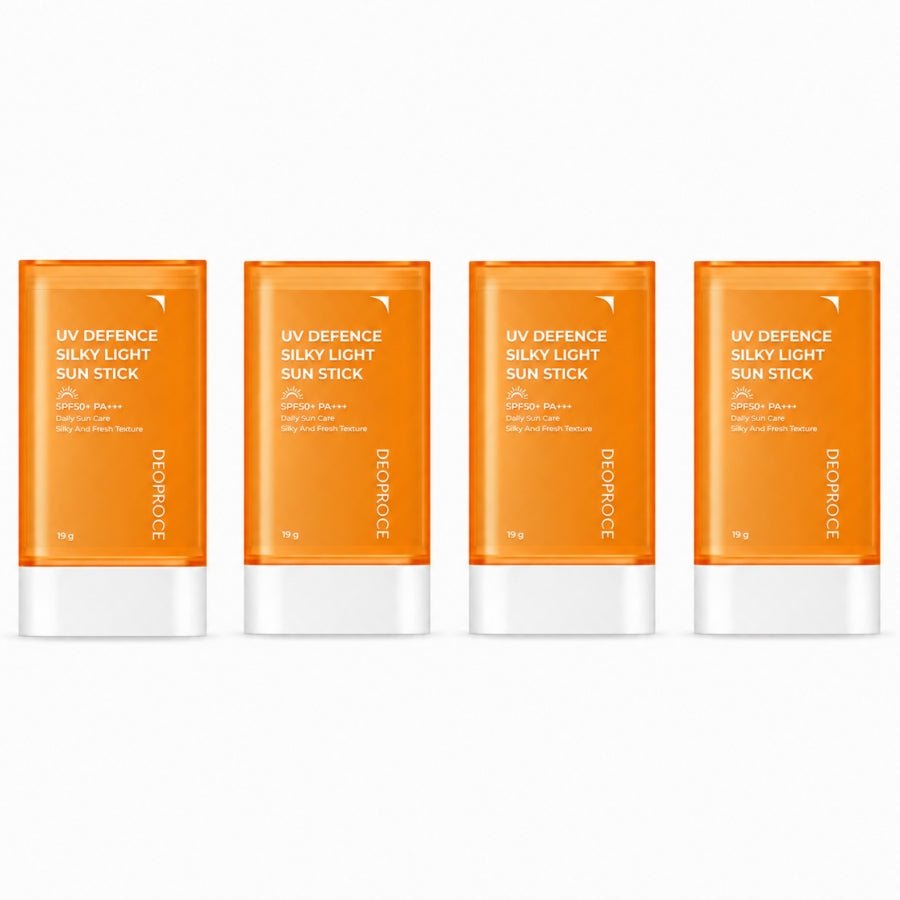 Deoproce Солнцезащитный стик с шелковистой защитой от ультрафиолета SPF50+ PA++++ 19 г*1 шт./2 шт./3 шт./4 шт.