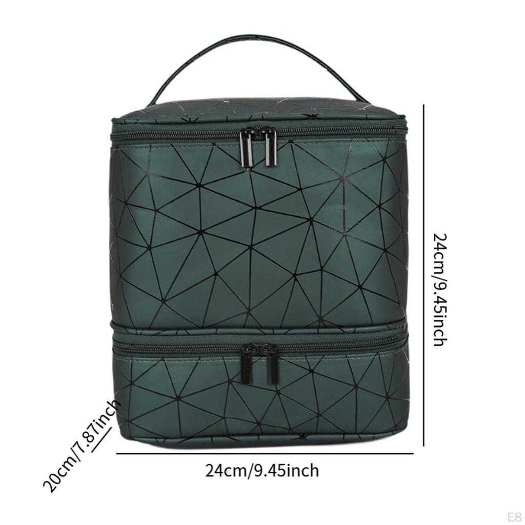 Органайзер для лака для ногтей, сумка из искусственной кожи, дорожный чехол-держатель