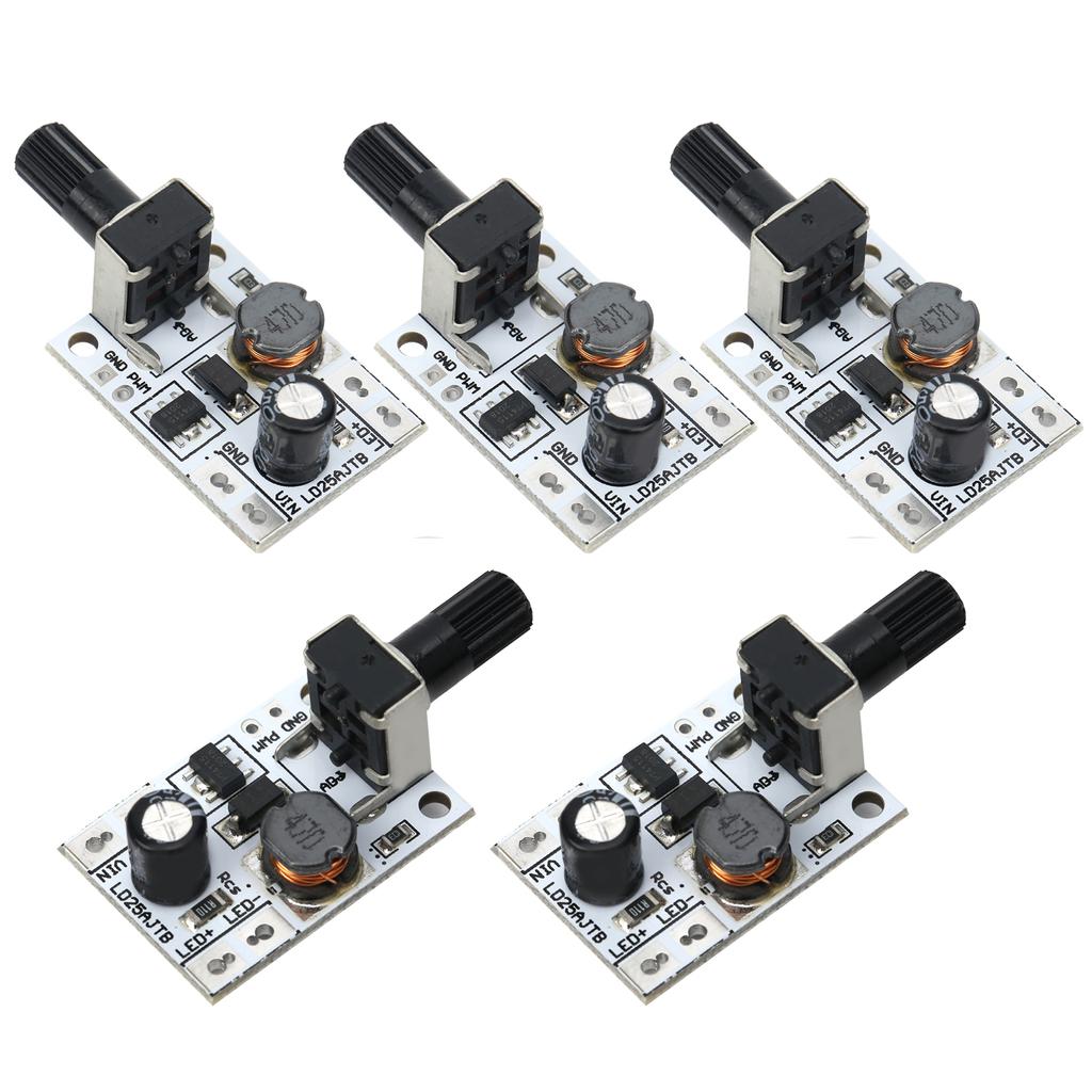 5pcs DC 6?24V 20W Adjustable Brightness LED Driver Switch PWM Dimmer Controller