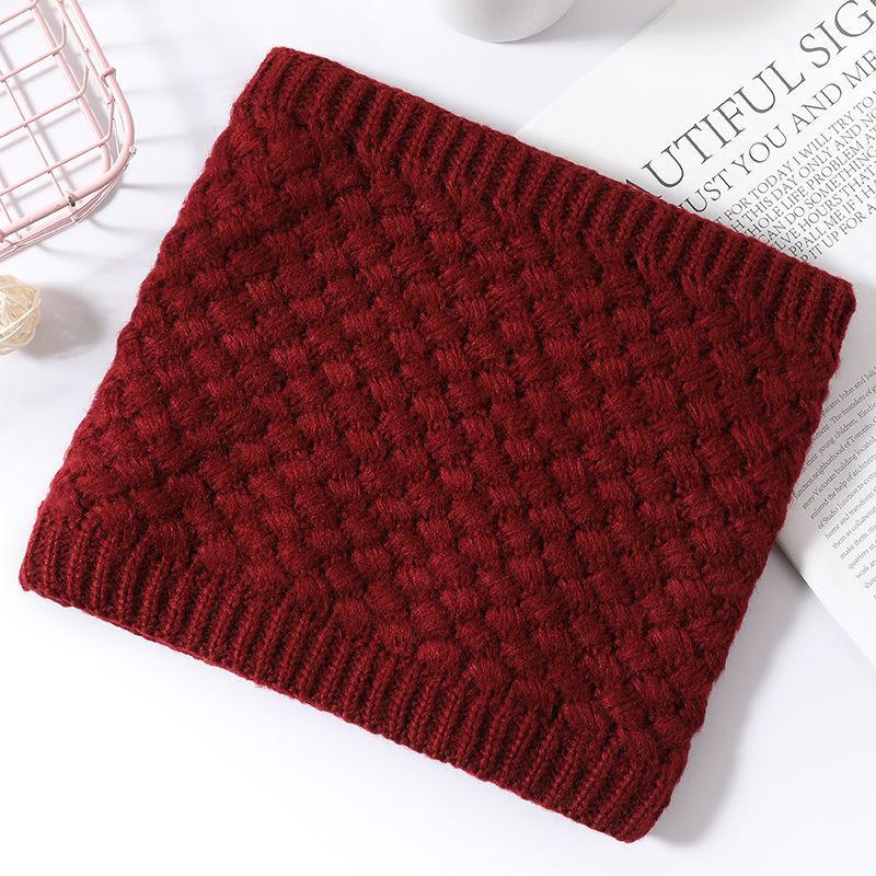 Универсальный флисовый утолщенный шарф-снуд для мужчин и женщин, зимний теплый вязаный шарф-капюшон