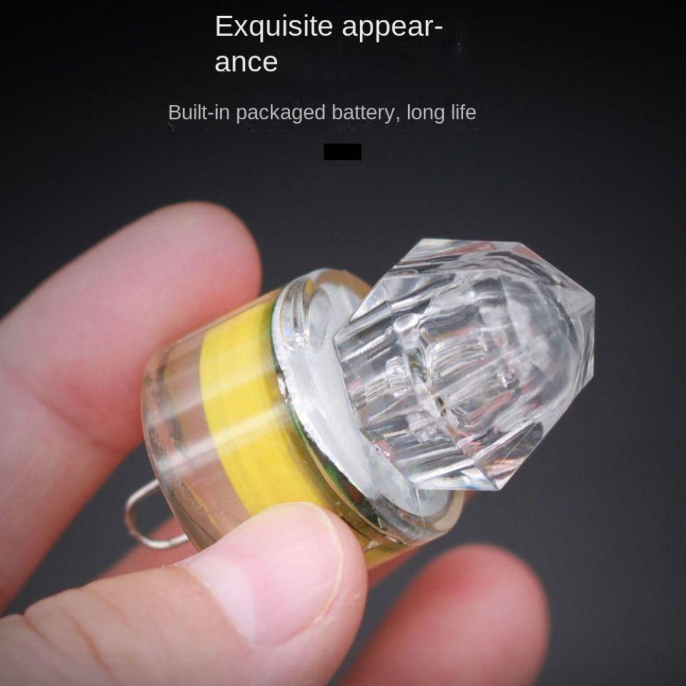 LED Flashing LED Fishing Lamp Plastic Night Fishing Lamp LED Fish Attracting Indicator Underwater