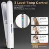 Mini Cordless Hair Straightener And Curler Portable Travel Hot Tool Cordless USB Charging Straight Curl Support