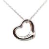[Used] TIFFANY/Tiffany 925 Open Heart Pendant/Necklace/j28-35