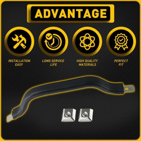 Set of 2 Interior Door Handle Pull For Jeep CJ5 CJ7 CJ8 Wrangler YJ 55009801K EV