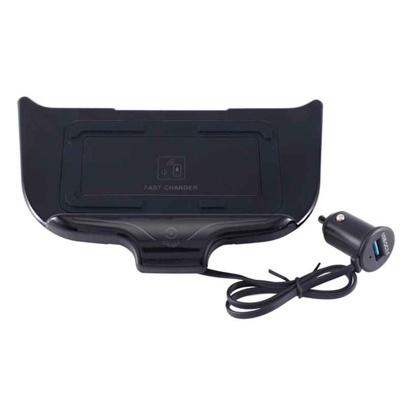 15W Car Wireless Charger Center Console Fast Phone Charging Panel For Porsche Panamera 2017-