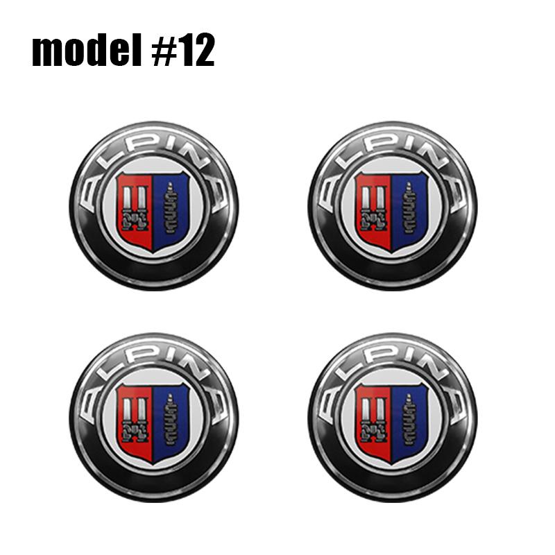 4Pc 56mm+60mm Car Logo Wheel Center Cap Emblem For BMW M Performance E46 E90 E60 F10 E39 F30 E36 F20 E87 E90 E70 Hub Cover Badge