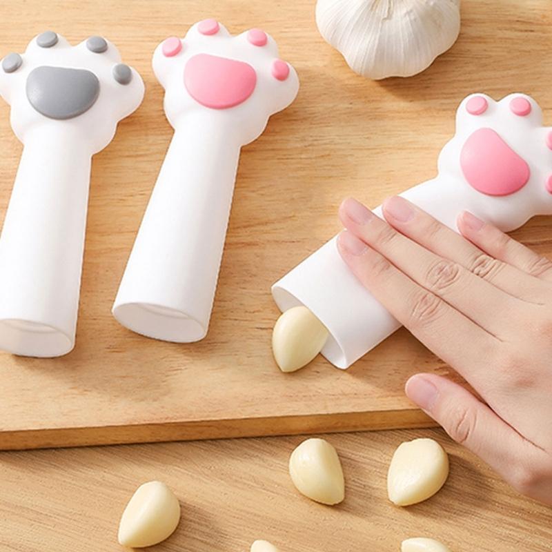 Быстрое средство для удаления кожуры чеснока в форме кошачьего когтя, многофункциональный ролик для чистки орехов, арахиса, кухонный гаджет