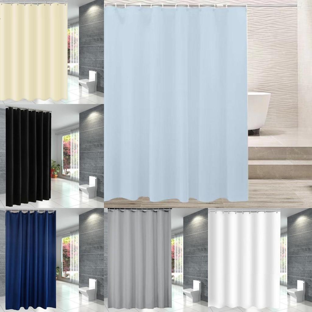 Elegant Waterproof Shower Curtain For Bathroom 180x200cm With Durable Polyester Fabric