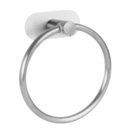 Роскошный настенный крючок для хранения полотенец с кольцом Прочный Легко чистить Простая установка