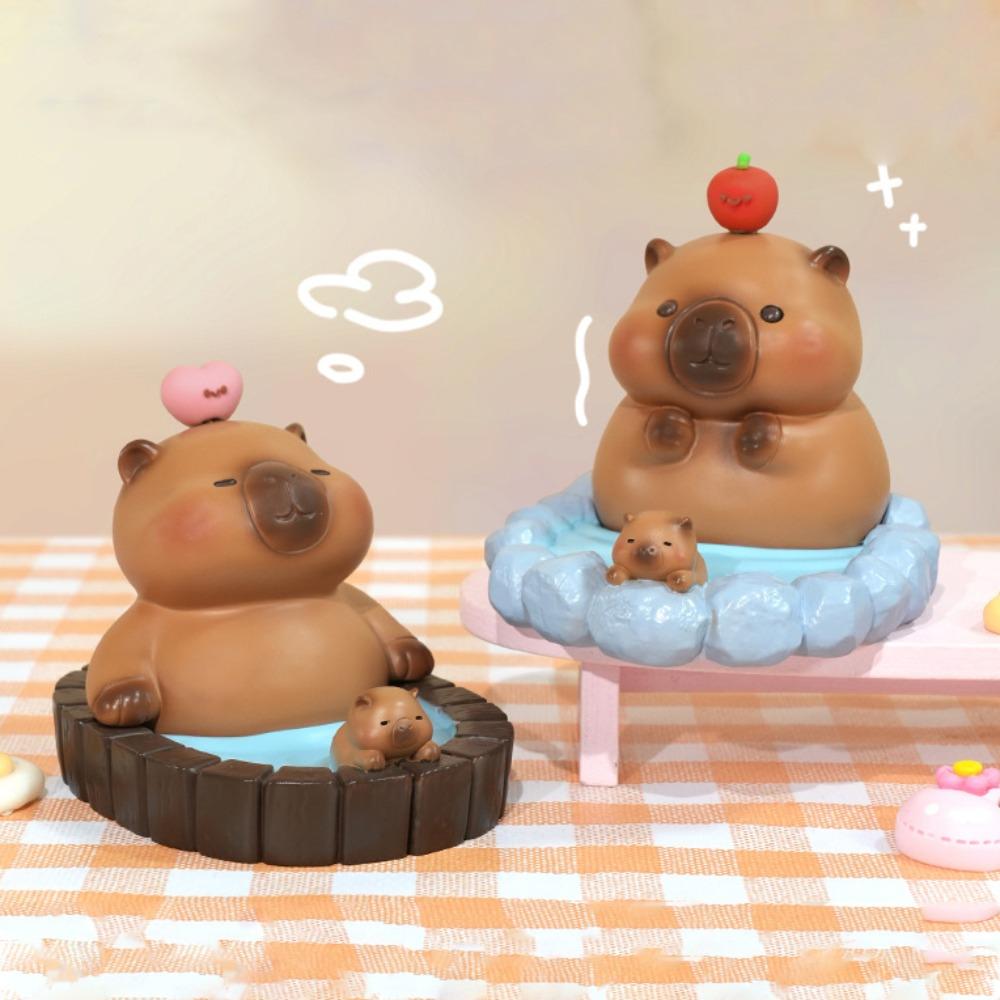 PVC Doll Capybara Phone Holder Support Capybara Cell Phone Bracket Phone Accessories