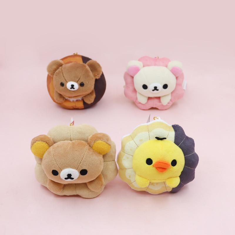 Милый плюшевый кулон Rilakkuma с дизайном пончика для девочек и коллекционеров