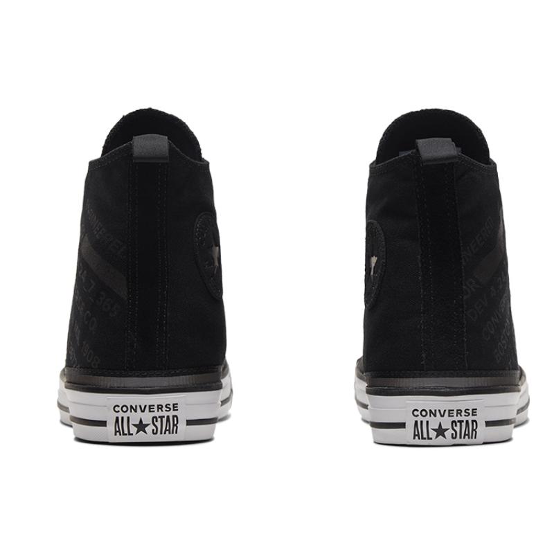 Converse Кеды Chuck Taylor All Star Удобные и Стильные Высокие Эспадрильи Унисекс Черно-Белые