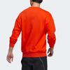 Adidas St Logo Print Sports Pullover Sweatshirt Men Sweatshirt Orange Red H40193