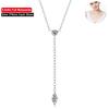 D Color  0.4cttw 3*6mm Marquise Cut Full Moissanite Pendant Necklace For Women S925 Silver Plated 18K Fine Jewelry
