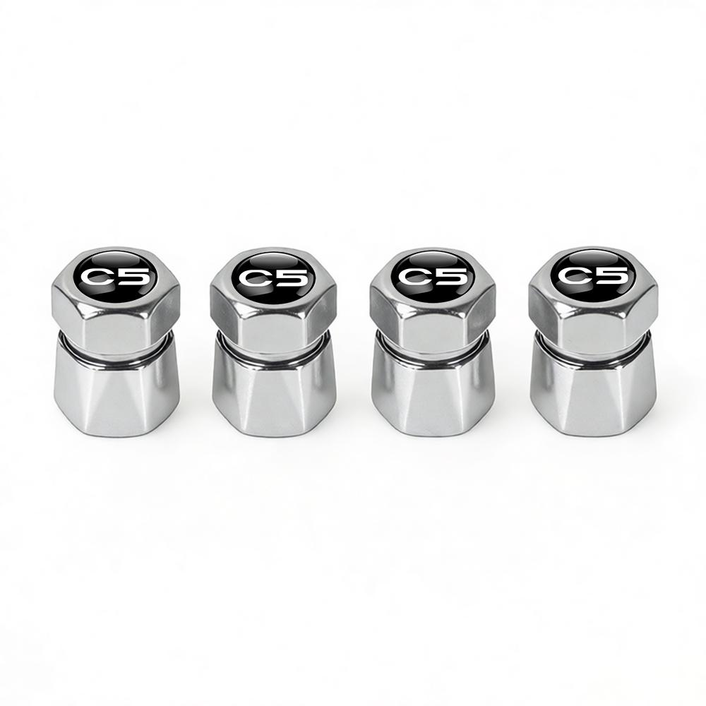 4Pcs Aluminum Car Tire Valve Caps Diamond Tyre Valve Airtight Cover Waterproof Dust For Citroen C1 C3 C4 Picasso C4L Motorcycles WH0