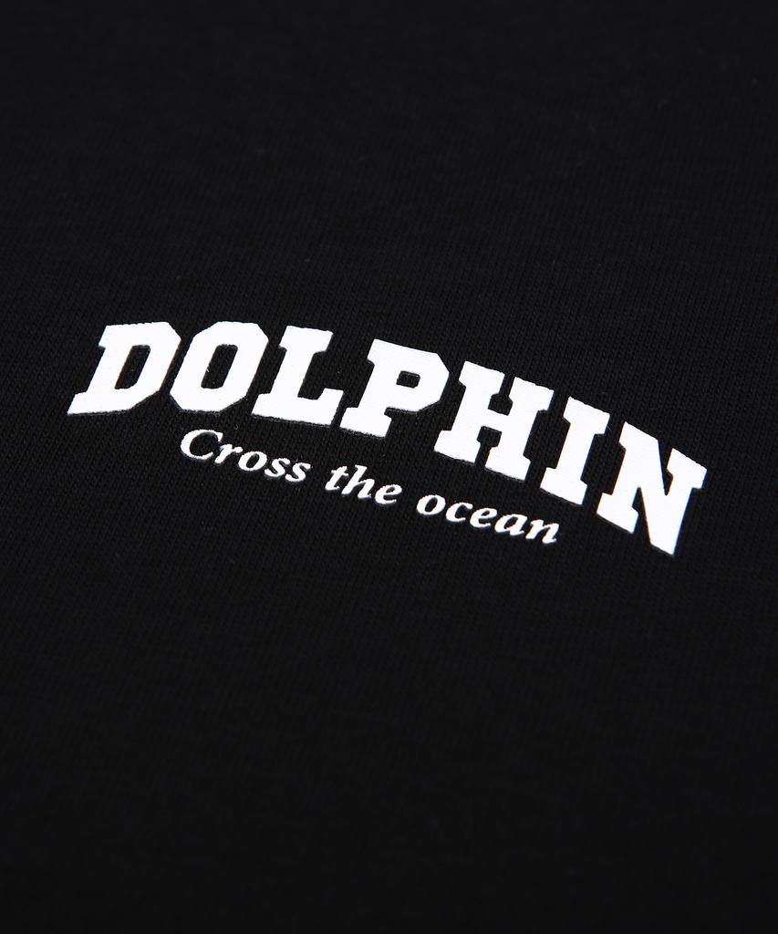 DOLPHIN WAVE APPAREL [Набор] Футболка с коротким рукавом и логотипом-аркой дельфина + Шорты-бермуды с одной складкой (Тип А)