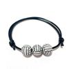 Volleyball Wax Line Woven Bracelet Korean Style Rugby Bracelet Basketball Baseball Bracelet  Friend