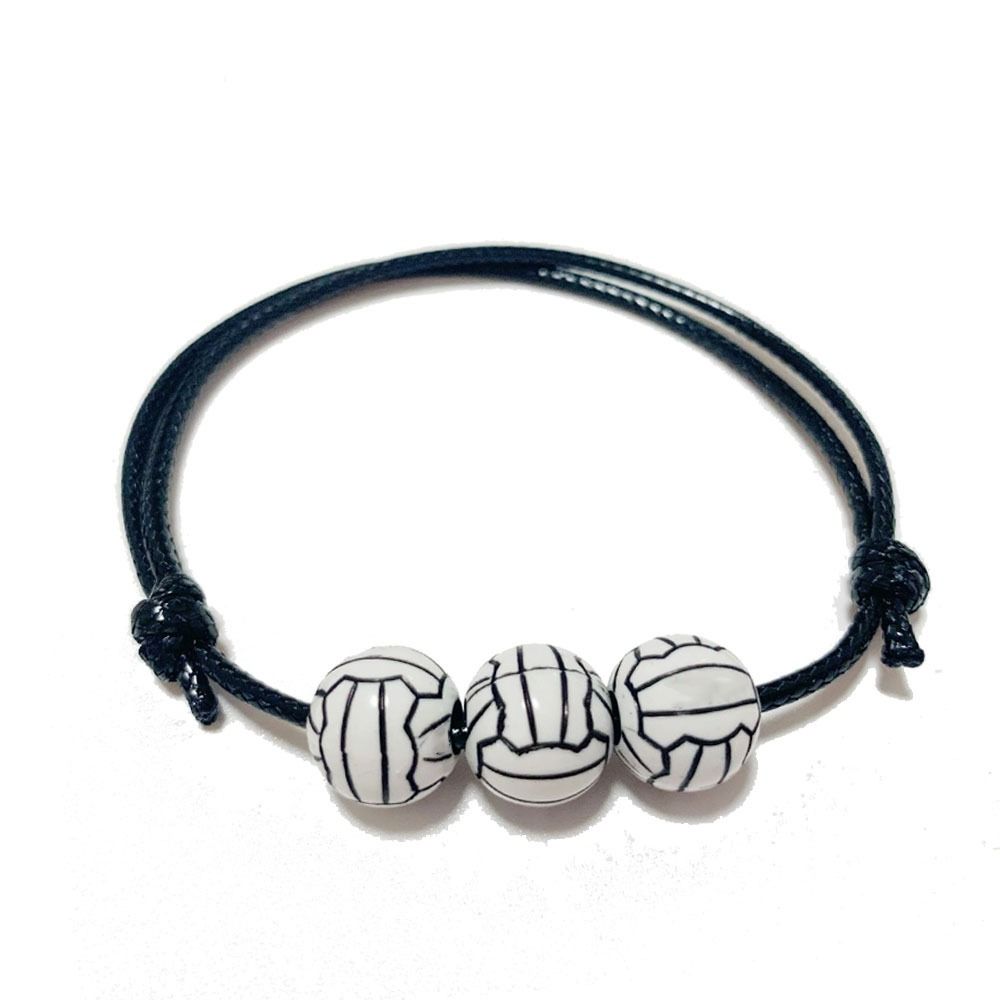 Volleyball Wax Line Woven Bracelet Korean Style Rugby Bracelet Basketball Baseball Bracelet Friend