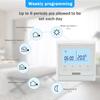 Tuya WiFi Smart Thermostat For Home Electric Heating With Voice Timing LCD Screen Programmable Thermostat Work With Alexa Google