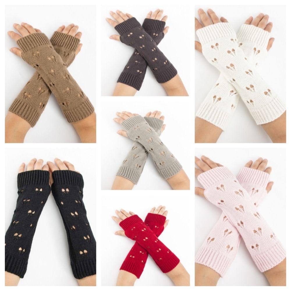 Перчатки без пальцев, свободные, эластичные, с рукавами до половины пальцев, для катания на лыжах