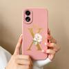 For OPPO Realme Narzo 60 Pro C51 11 Pro Plus A2 A58 A98 Phone Case Fashion Protective A-Z Flower Matte Liquid Silicone Soft Back Cover For OPPO Bumper