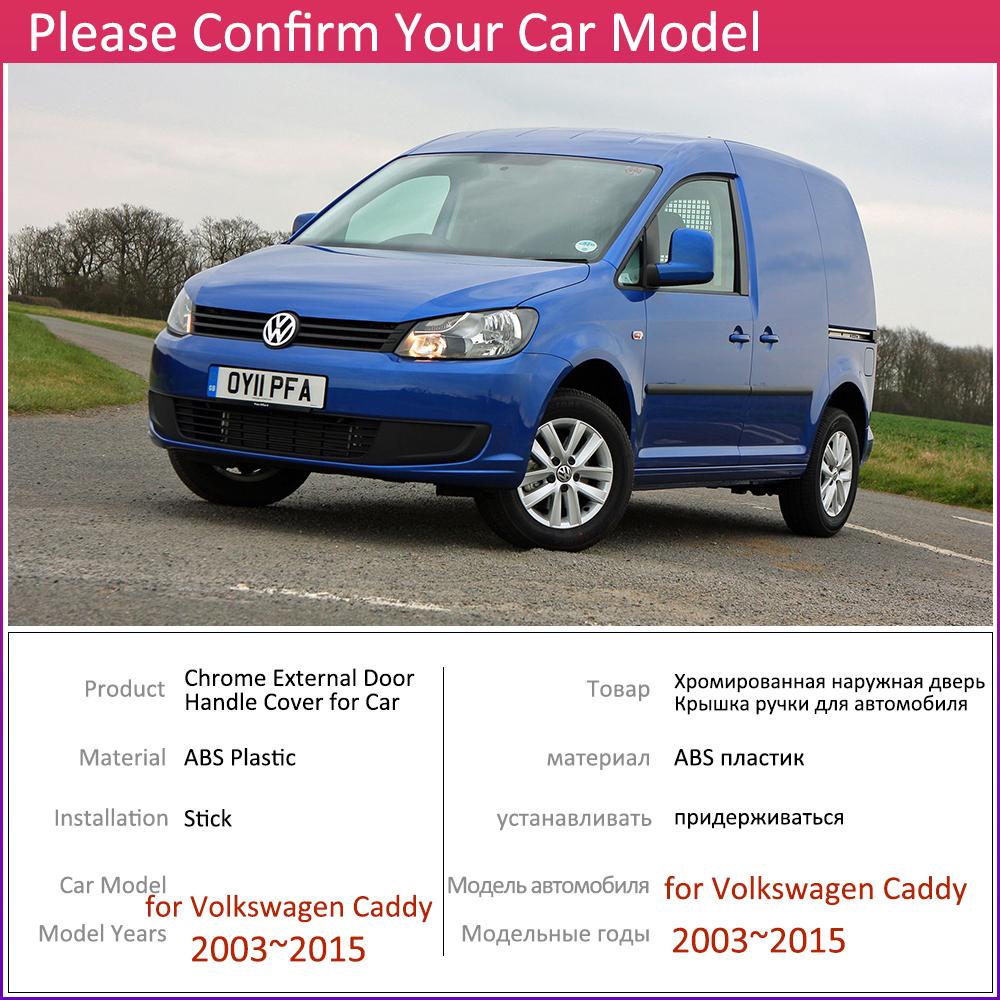 Автомобильная хромированная дверная ручка из углеродного волокна для Volkswagen VW T5 T6 Transporter Caddy 2003 ~ 2015, декоративная накладка, наклейка