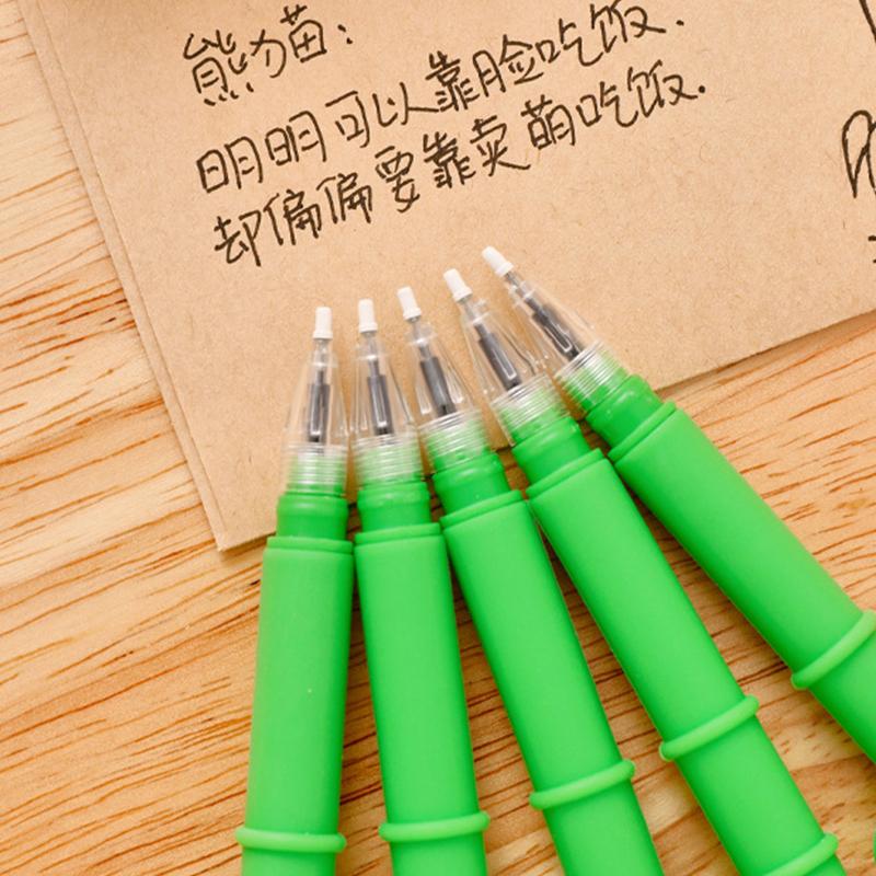 Creative Quick-Drying Neutral Pens Cartoon Cute Panda Ballpoint Pen Writing Smoothly Signature Pen Office School Supplies