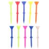 10Pcs 83Mm Golf Nail Ball Tee Wine Cup With Support Plastic Golf  Reduce Friction Side Spin Tee For Golfing Practice