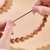 Mount Putuo Wild Peach Wood Prayer Beads, Car Accessories Auto Hanging Charm, Multi-Wrap Bracelet