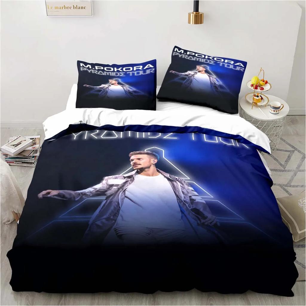 3D-печать Singer M. Постельный комплект Pokora Пододеяльник Одеяло Комплект для кровати Пододеяльник Наволочка, Размер Кинг Квин Твин Мальчики Девочки Взрослый