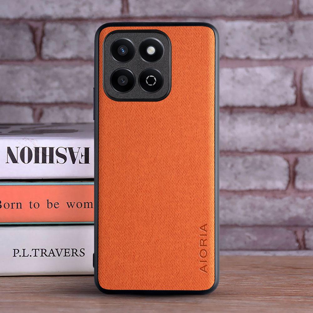 Чехол для Honor X9c Smart X9a X8c X8b X8a X8 X7c x7b X7a X6c X6b X6a X5b Plus Текстиль Кожа Модный Чехол для Телефона case