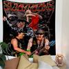 Scorpions Tapestry Wall Hanging, Classic Rock Band Logo Poster Art, Retro Wall Decor for Bedroom Living Room Dorm