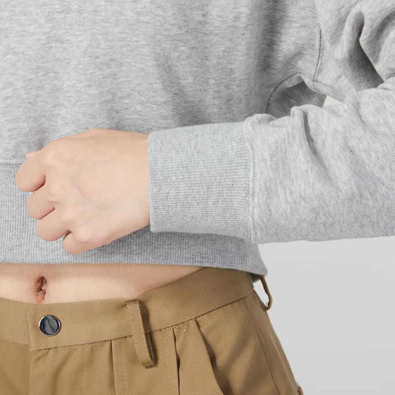 Puma Толстовка с капюшоном с принтом логотипа для женщин, серая 625398-04